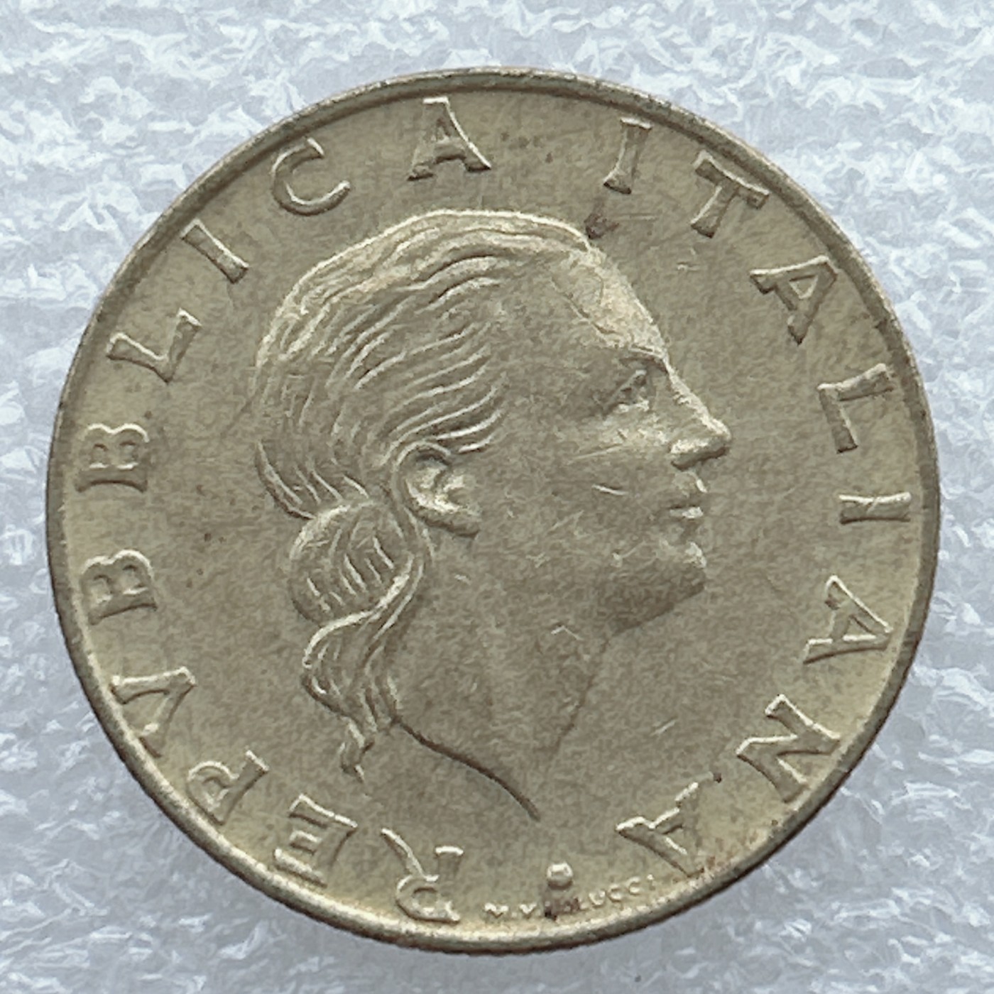 全场一元起拍 世界钱币散币场 第19期 意大利200里拉军事航空70周年纪念币