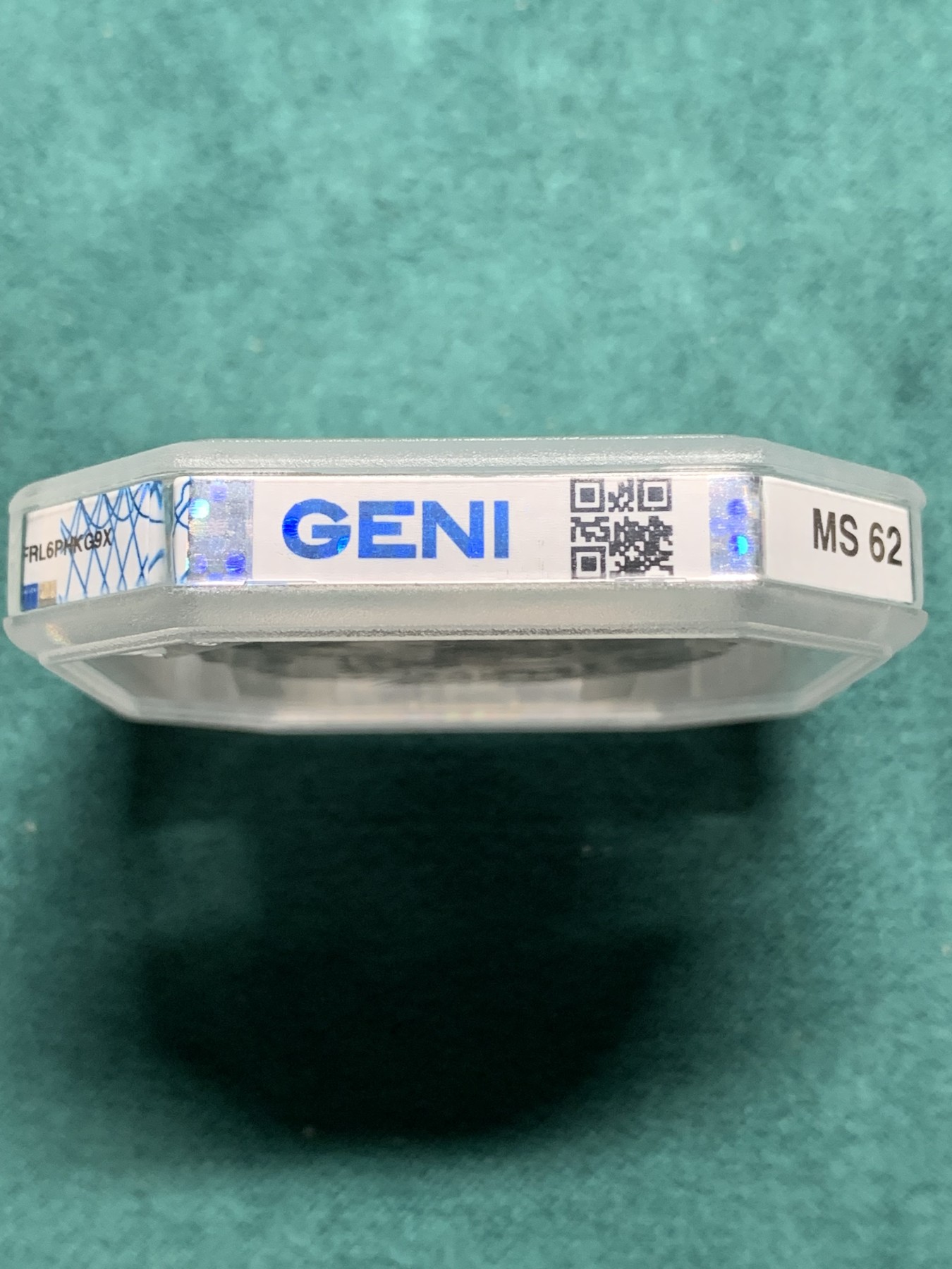 欢迎参加《竞宝斋》为爱冲冲冲 七夕特拍专场 ！第191场 (全场包邮) GENI MS62 法国1822W路易十八5法郎银币 原光好品未流通 十字转光，深打制状态无敌 法国GENI评级质量很高，权威评级高认可度