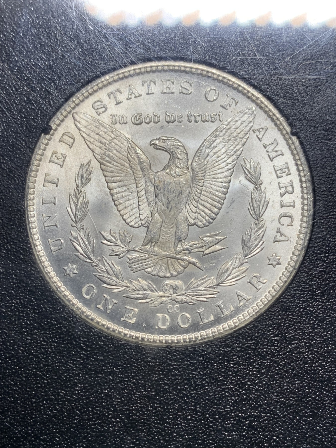 欢迎参加《竞宝斋》为爱冲冲冲 七夕特拍专场 ！第191场 (全场包邮) PCGS-MS64 美国 1884年 CC卡森厂 1美元摩根银币 少见GSA盒xPCGS大盒 摩根党必备