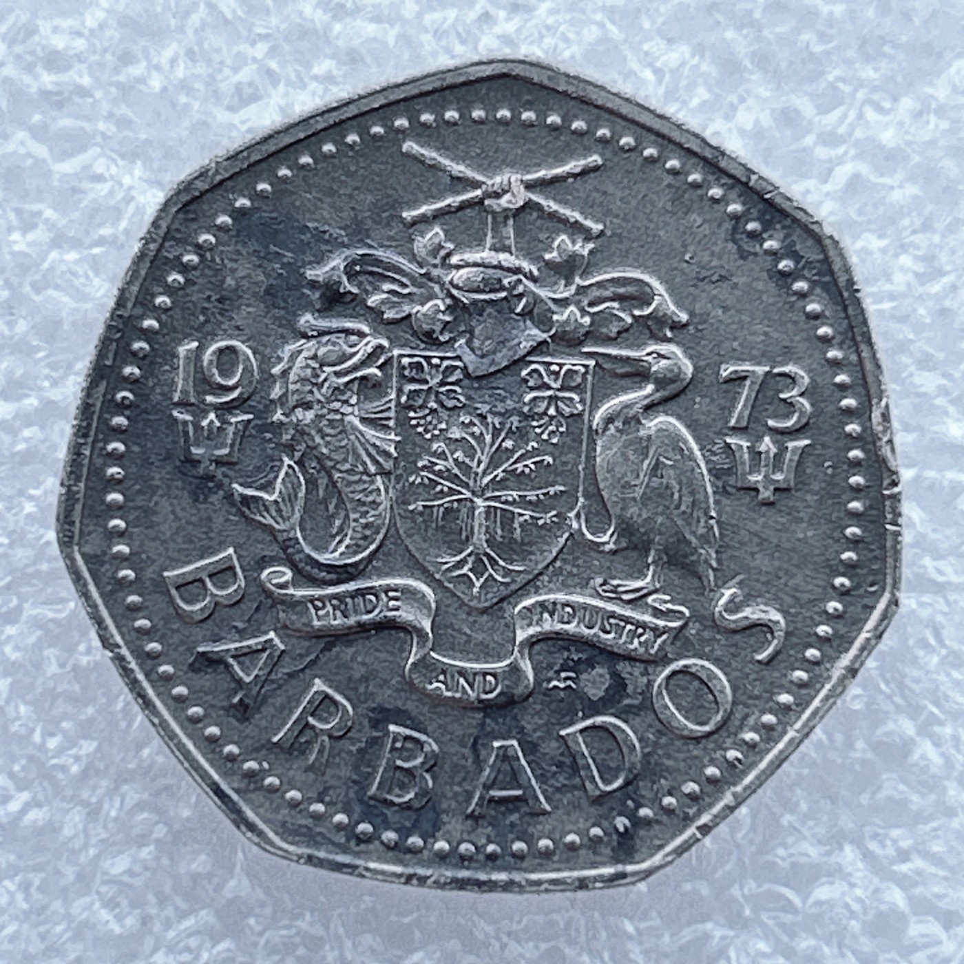 全场一元起拍 世界钱币散币场 第19期 巴巴多斯1973年1元