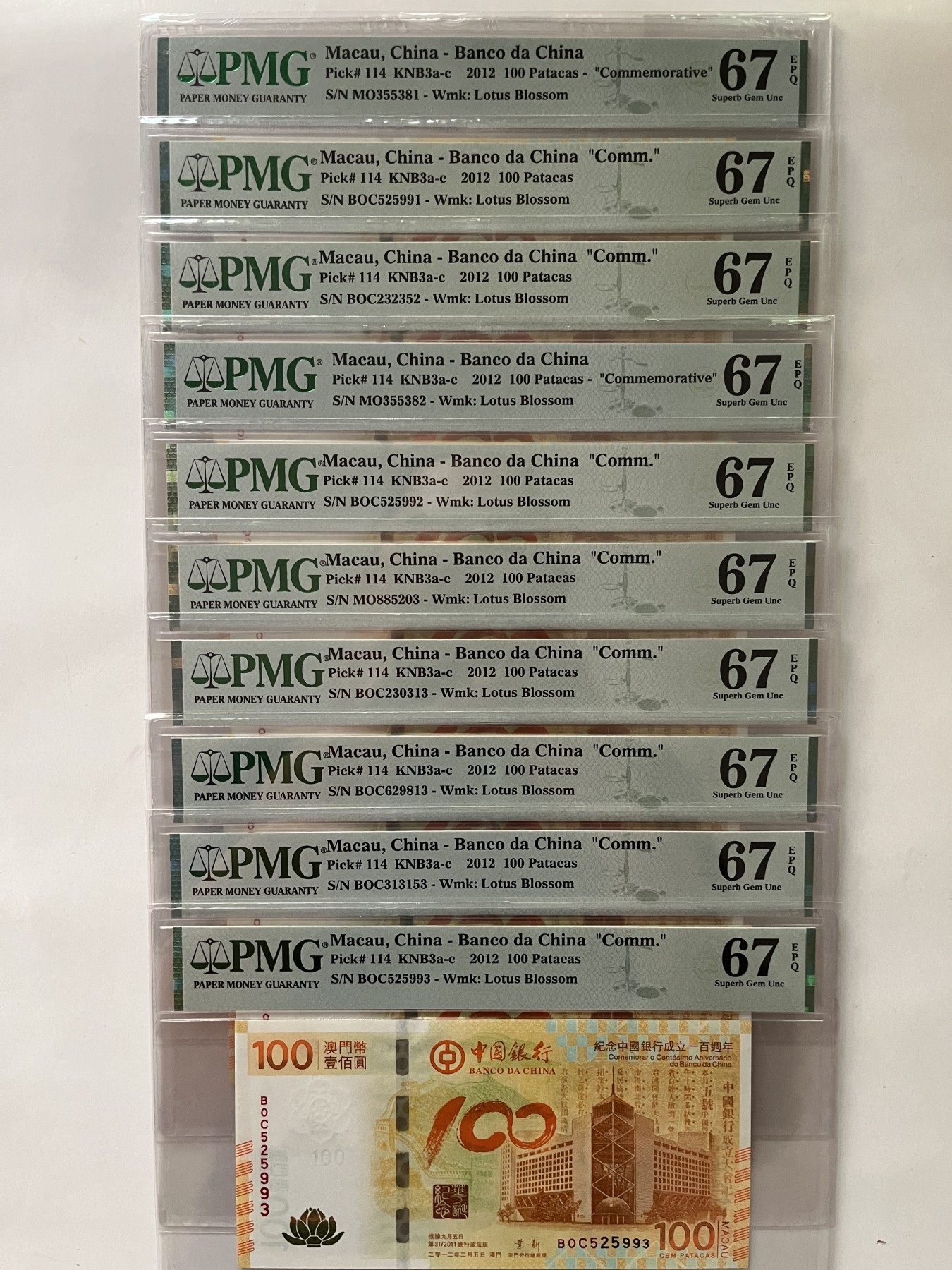 Macau, China - Banco da China, 100 Patacas KNB3a-c    2012 -  ""Commemorative""