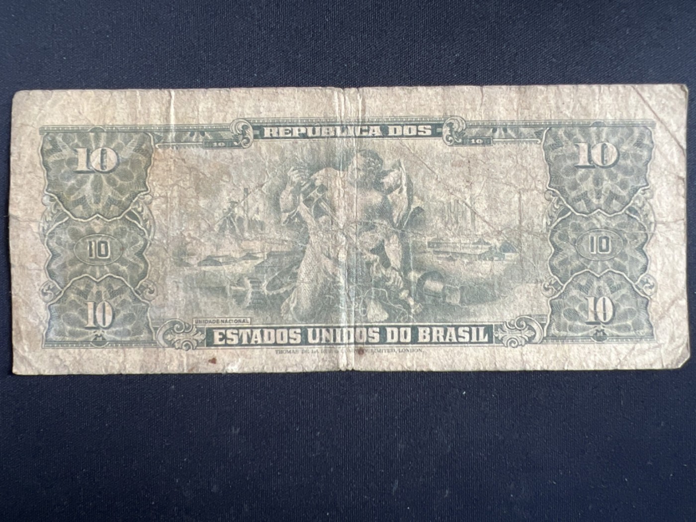 泡泡堂第384期 纸币专场 （无押金，捡漏，全场20包邮，偏远地区除外，接收代拍业务） 巴西10克鲁塞罗