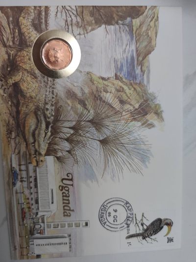 燕姐换藏第55场 乌干达1987邮币封