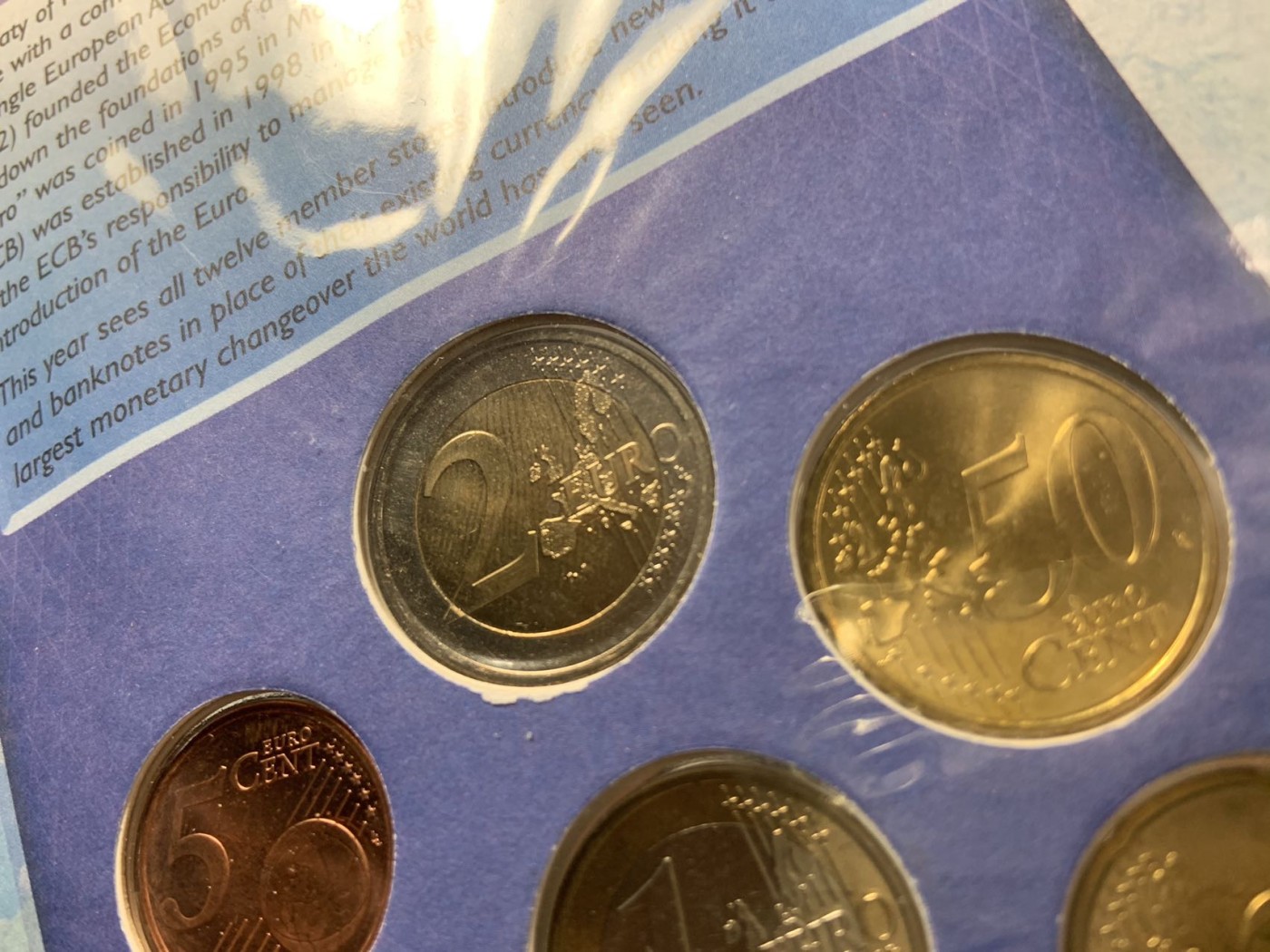 收藏联盟Quantum Auction 第282期拍卖 “多水之乡”-法属圭亚那 欧盟国家奥地利2002年1欧分-2欧元硬币首日封一套 品相UNC 2欧元有指纹印