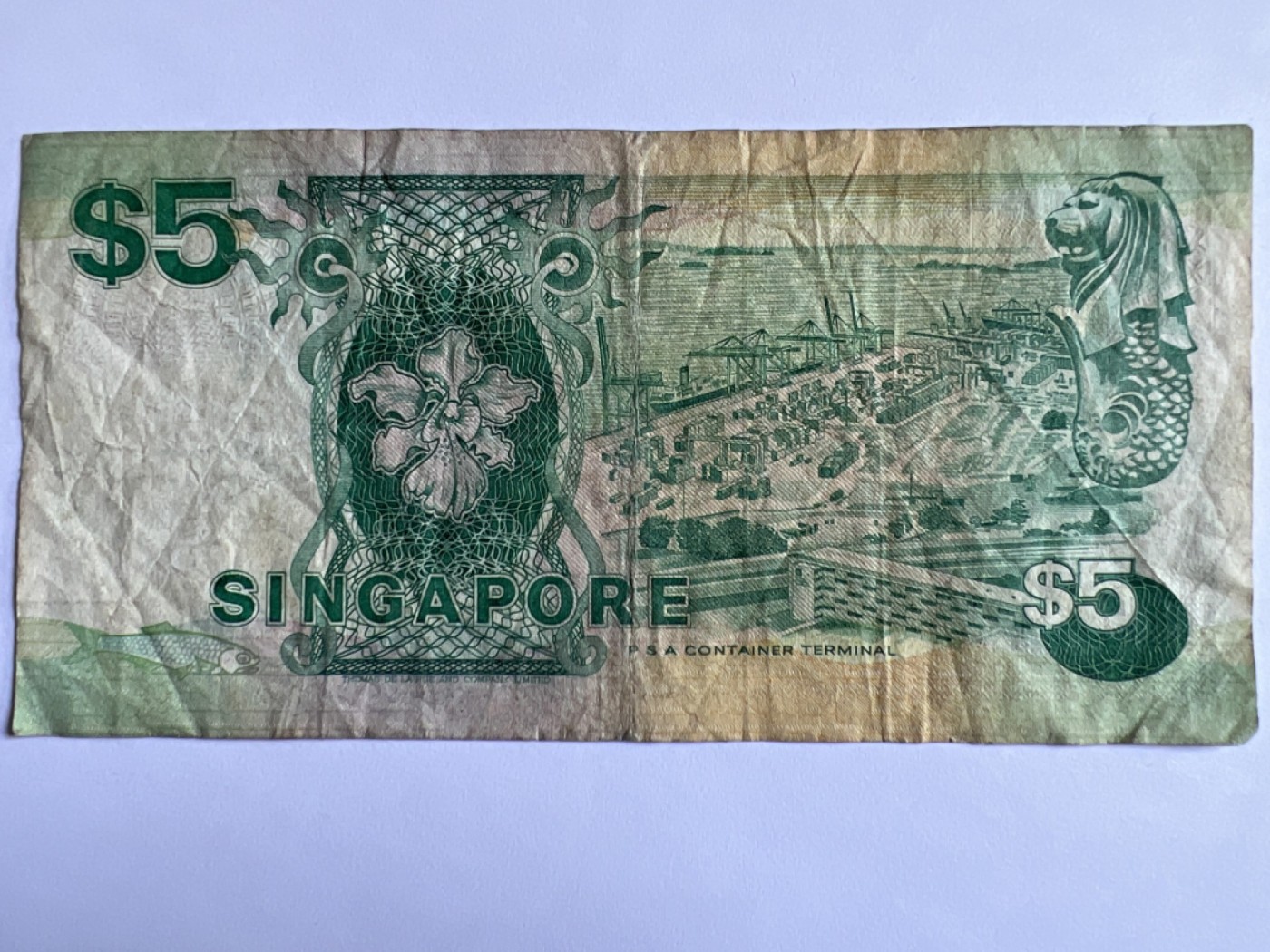 泡泡堂第384期 纸币专场 （无押金，捡漏，全场20包邮，偏远地区除外，接收代拍业务） 新加坡5元
