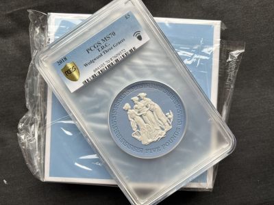 【币观天下】第231期钱币拍卖 - 2018 陶瓷三女神 pcgs70