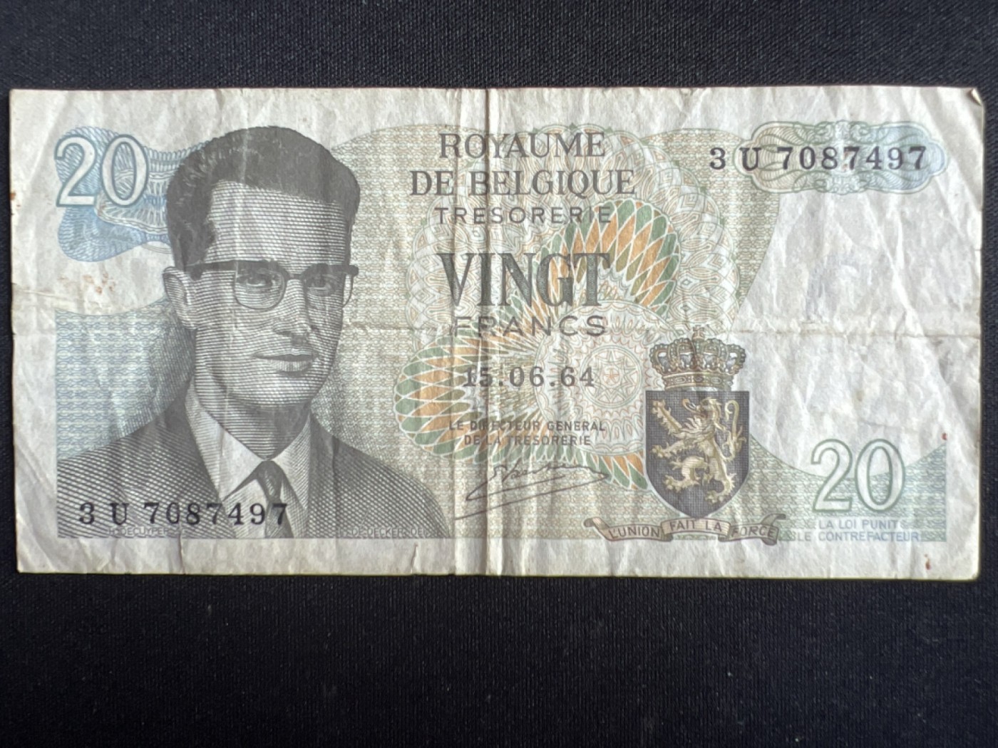 泡泡堂第384期 纸币专场 （无押金，捡漏，全场20包邮，偏远地区除外，接收代拍业务） 比利时20法郎