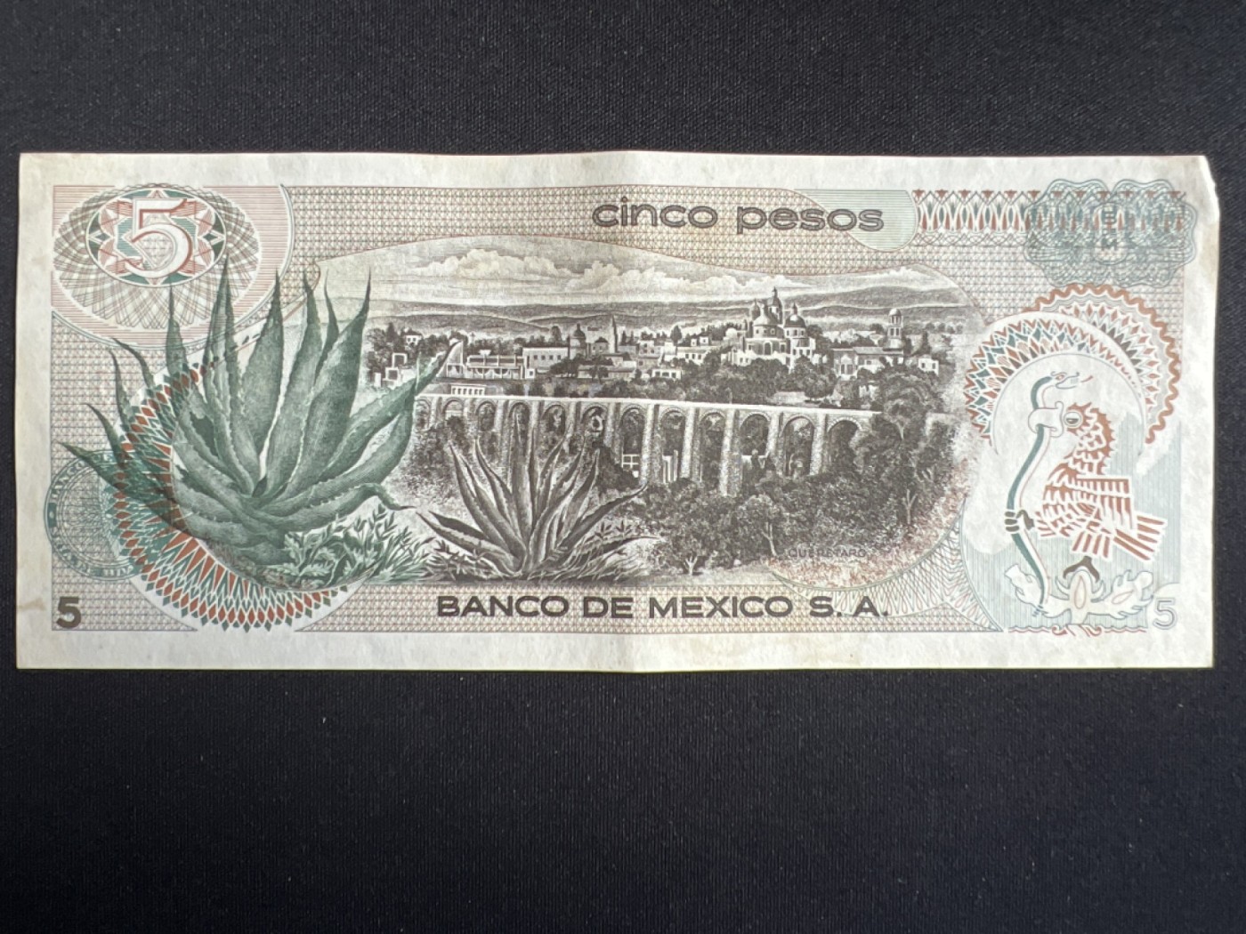 第404期 纸币专场 （无押金，捡漏，全场20包邮，偏远地区除外，接收代拍业务） 墨西哥5比索