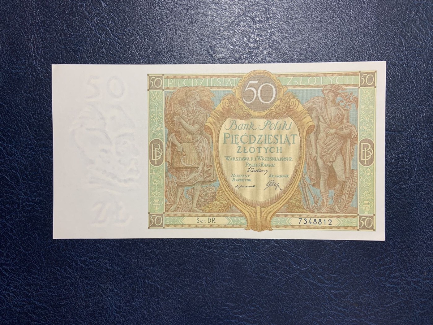 收藏联盟Quantum Auction 第282期拍卖 “多水之乡”-法属圭亚那 波兰1929年50兹罗提 品相UNC- 法属风格