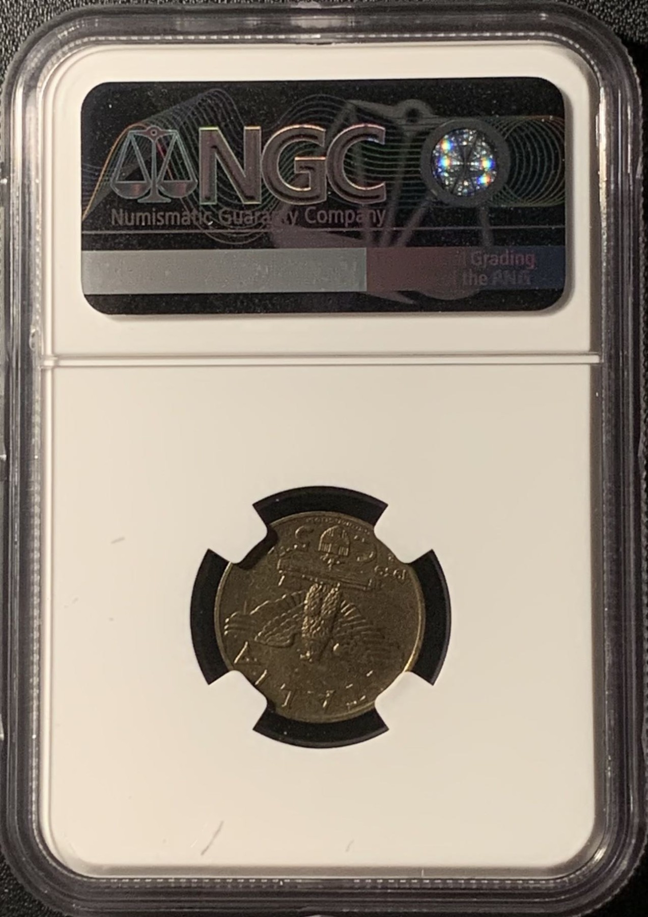 紫瑗钱币——第300期拍卖 意大利 1939年 伊曼纽尔三世 5分 铜币 NGC MS64 RB
