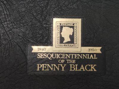 燕姐换藏第55场 马恩岛1990年黑便士150周年一克朗邮币封