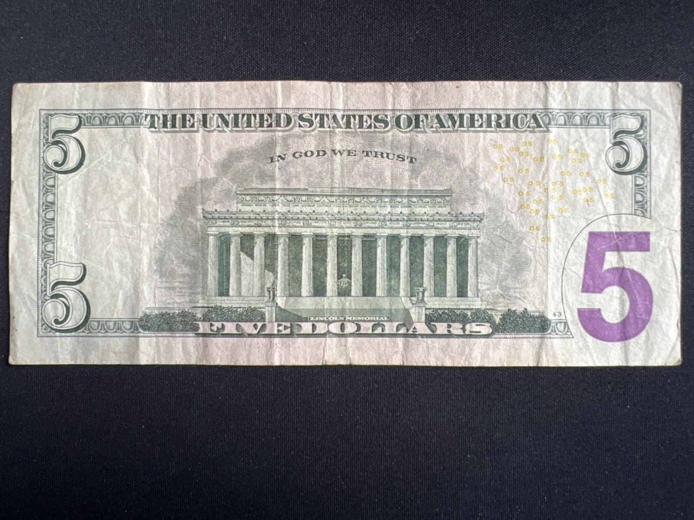 第404期 纸币专场 （无押金，捡漏，全场20包邮，偏远地区除外，接收代拍业务） 美国5美元