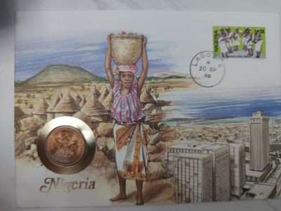 燕姐换藏第55场 尼日利亚1974年邮币封