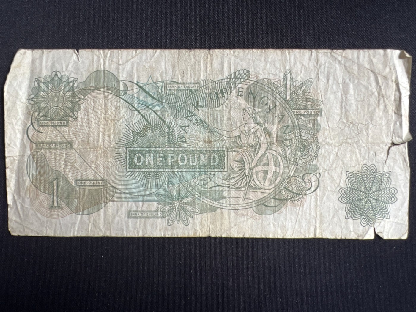 第404期 纸币专场 （无押金，捡漏，全场20包邮，偏远地区除外，接收代拍业务） 英国老版一英镑