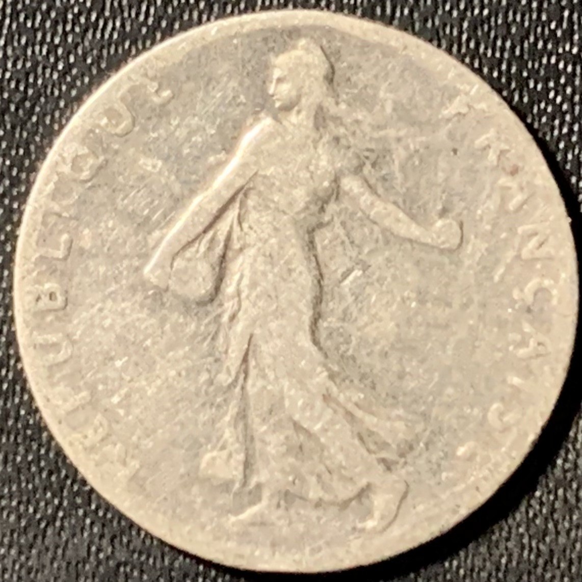 紫瑗钱币——第300期拍卖 法国 1899年 播种女神 50分 2.5克 0.835银