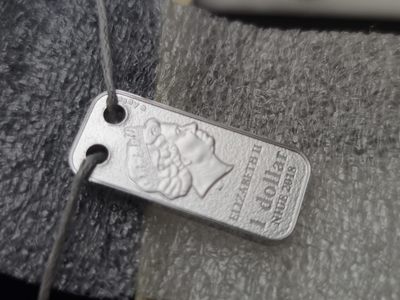 燕姐换藏第55场 新西兰2018年狗年镶嵌施华洛世奇水晶长方形纪念币