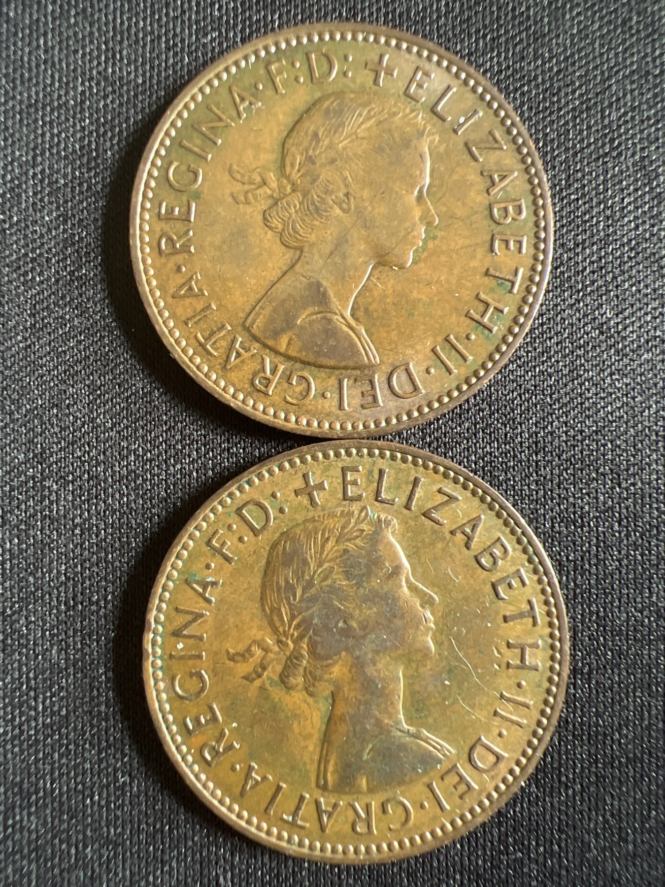 泡泡堂第380期 硬币专场 （无押金，捡漏，全场20包邮，偏远地区除外，接收代拍业务） 伊二半便士两枚