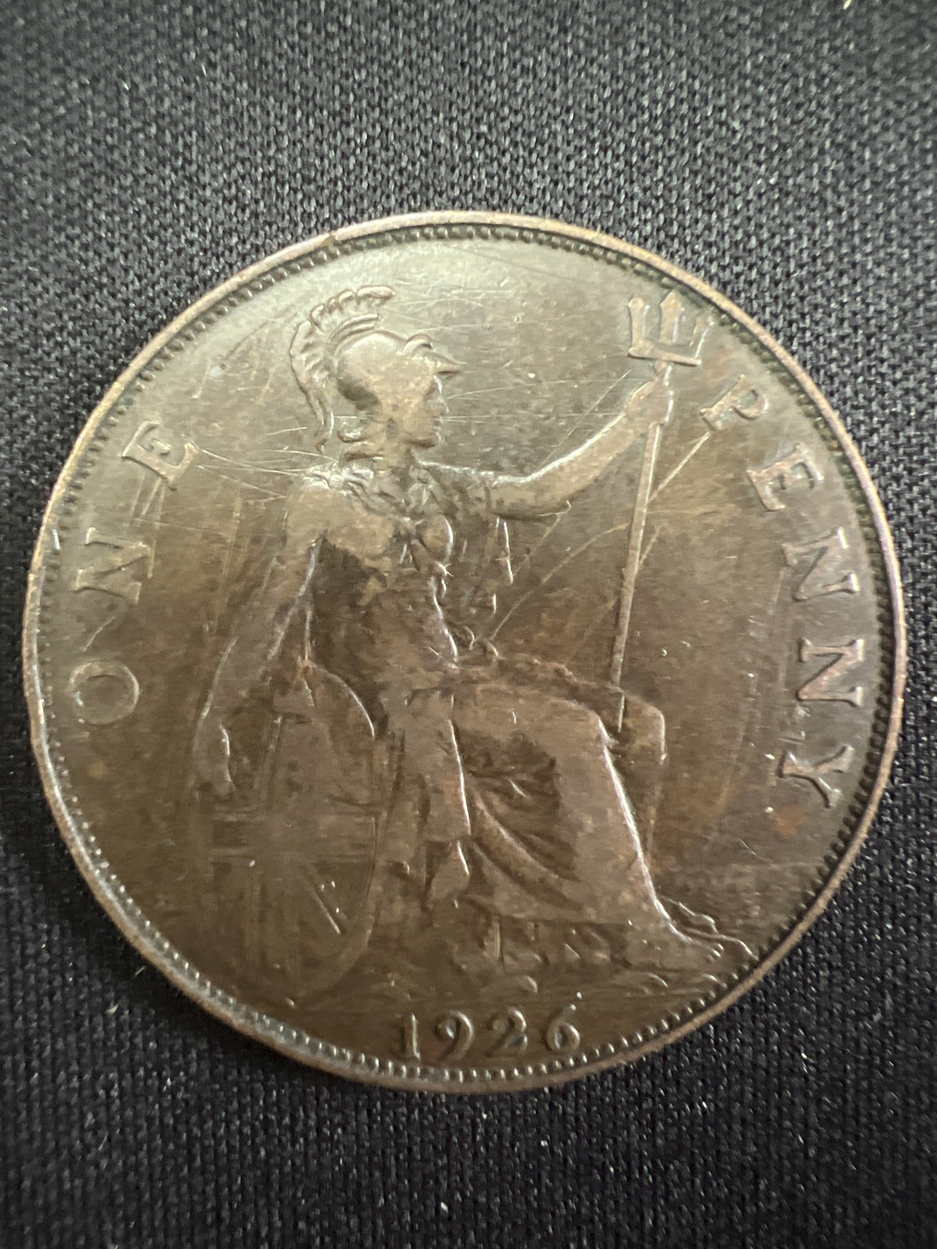 泡泡堂第381期 硬币专场 （无押金，捡漏，全场20包邮，偏远地区除外，接收代拍业务） 乔五一便士1926年