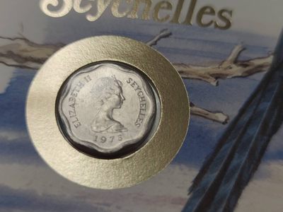 燕姐换藏第55场 塞舌尔1975年邮币封