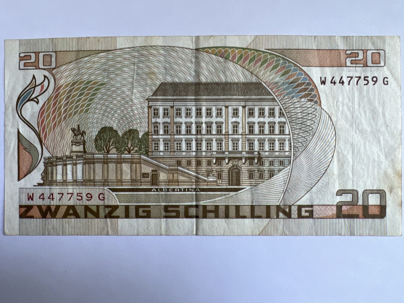 泡泡堂第384期 纸币专场 （无押金，捡漏，全场20包邮，偏远地区除外，接收代拍业务） 奥地利20先令