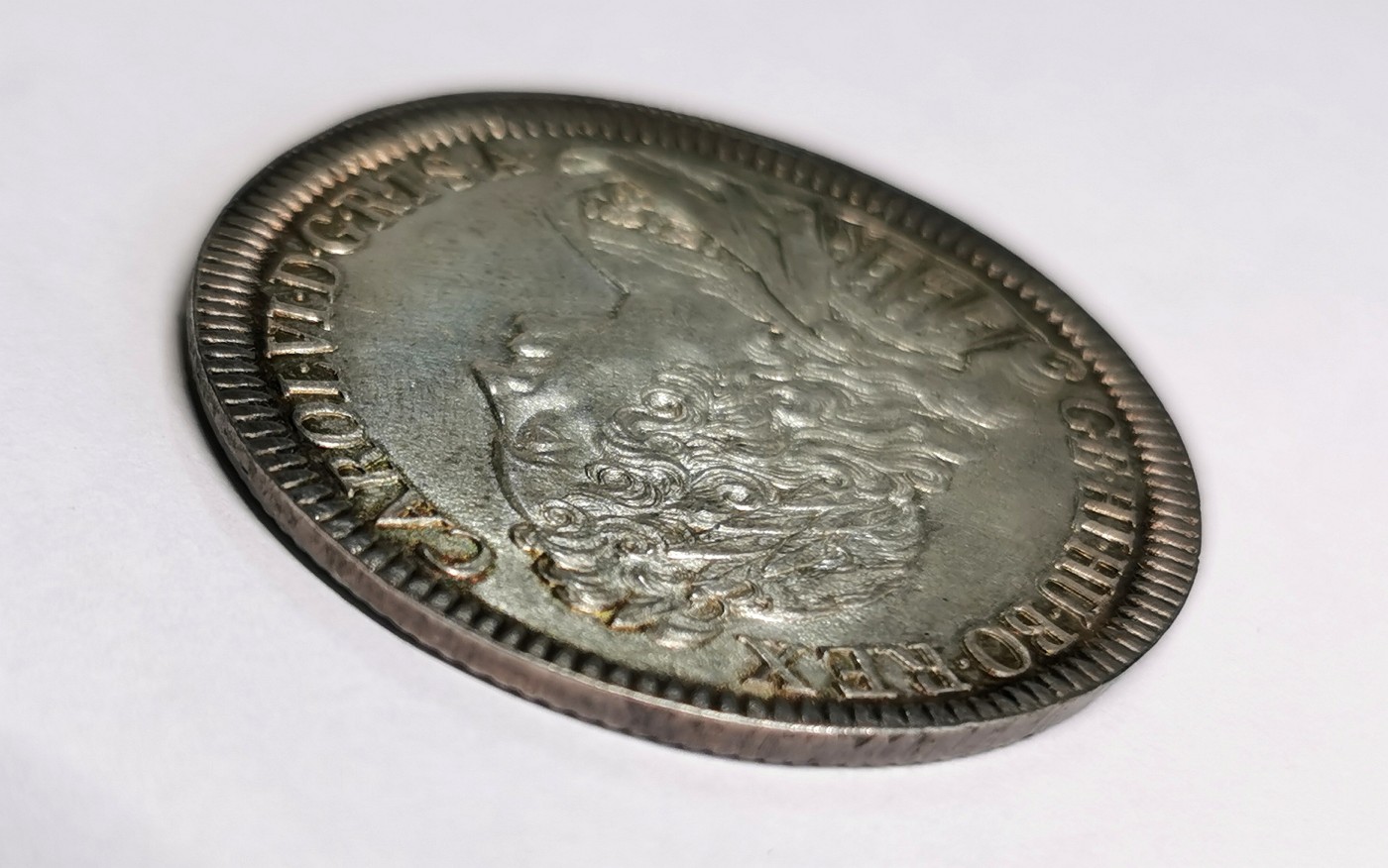 凡希社世界钱币微拍第二百四十八期 1737神罗卡尔六世双头鹰泰勒大银AU