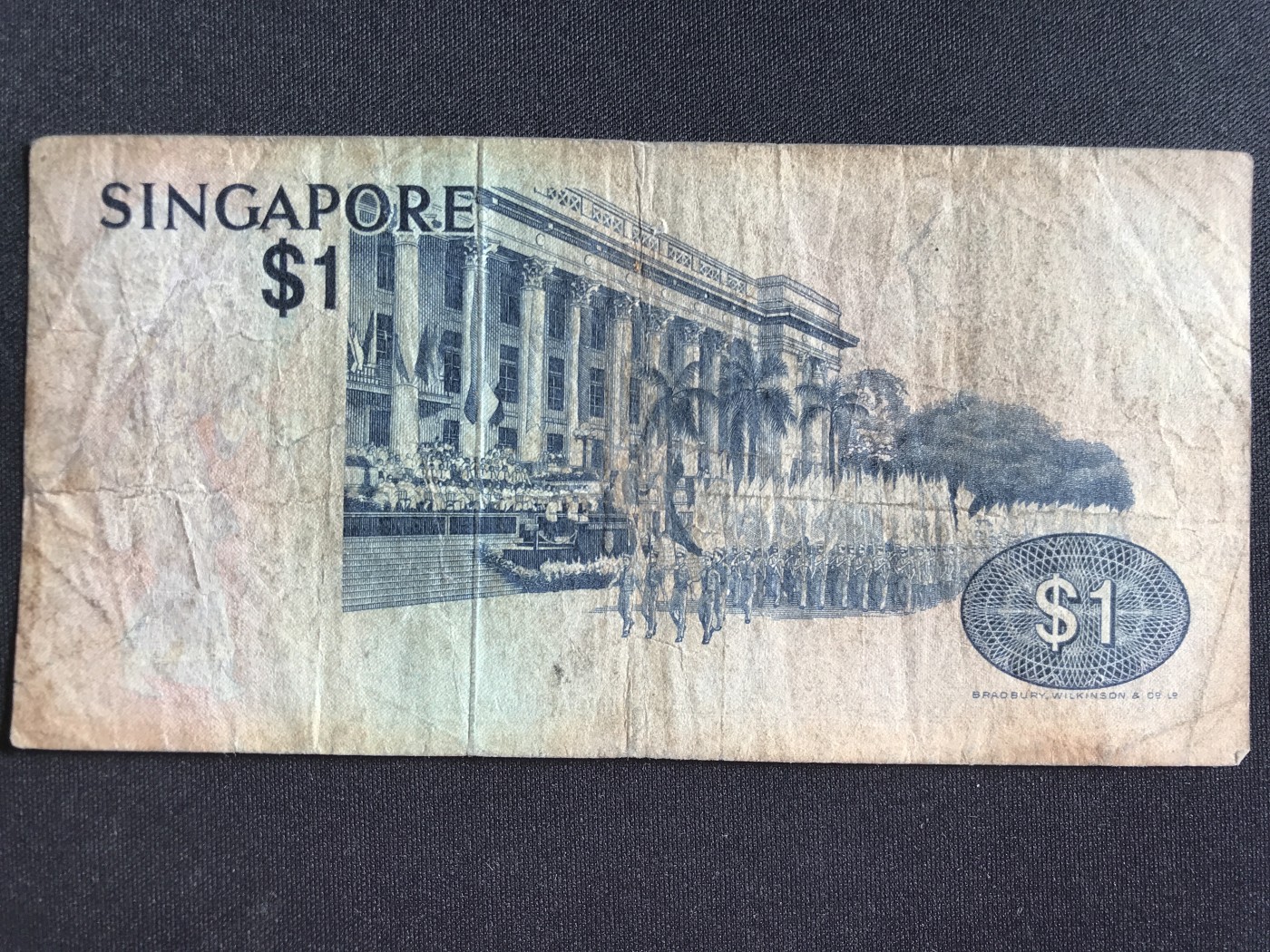 第2期 纸币专场 （无押金，捡漏，全场20包邮，偏远地区除外，接收代拍业务） 新加坡一元