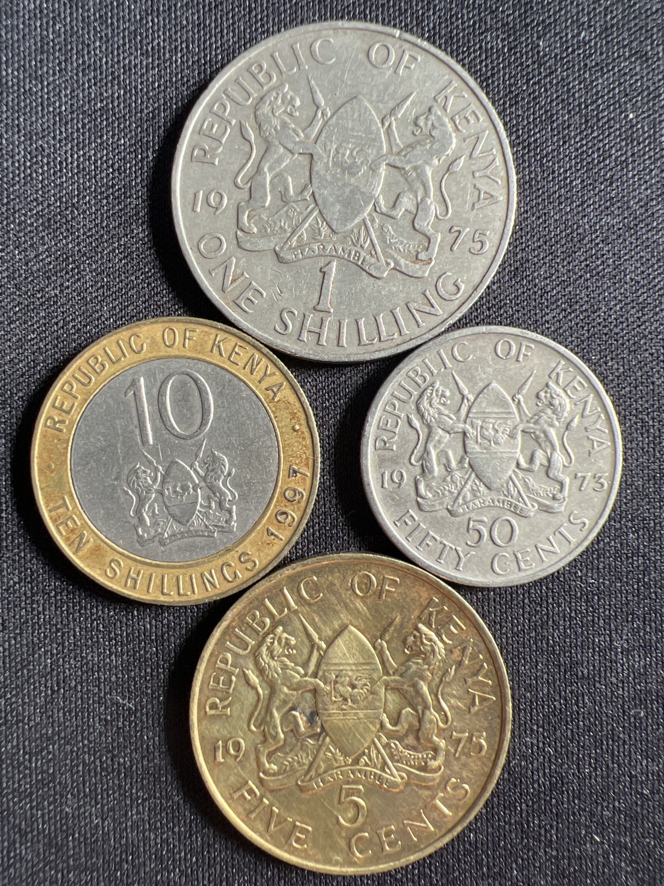 第1期 硬币专场 （无押金，捡漏，全场20包邮，偏远地区除外，接收代拍业务） 肯尼亚4枚