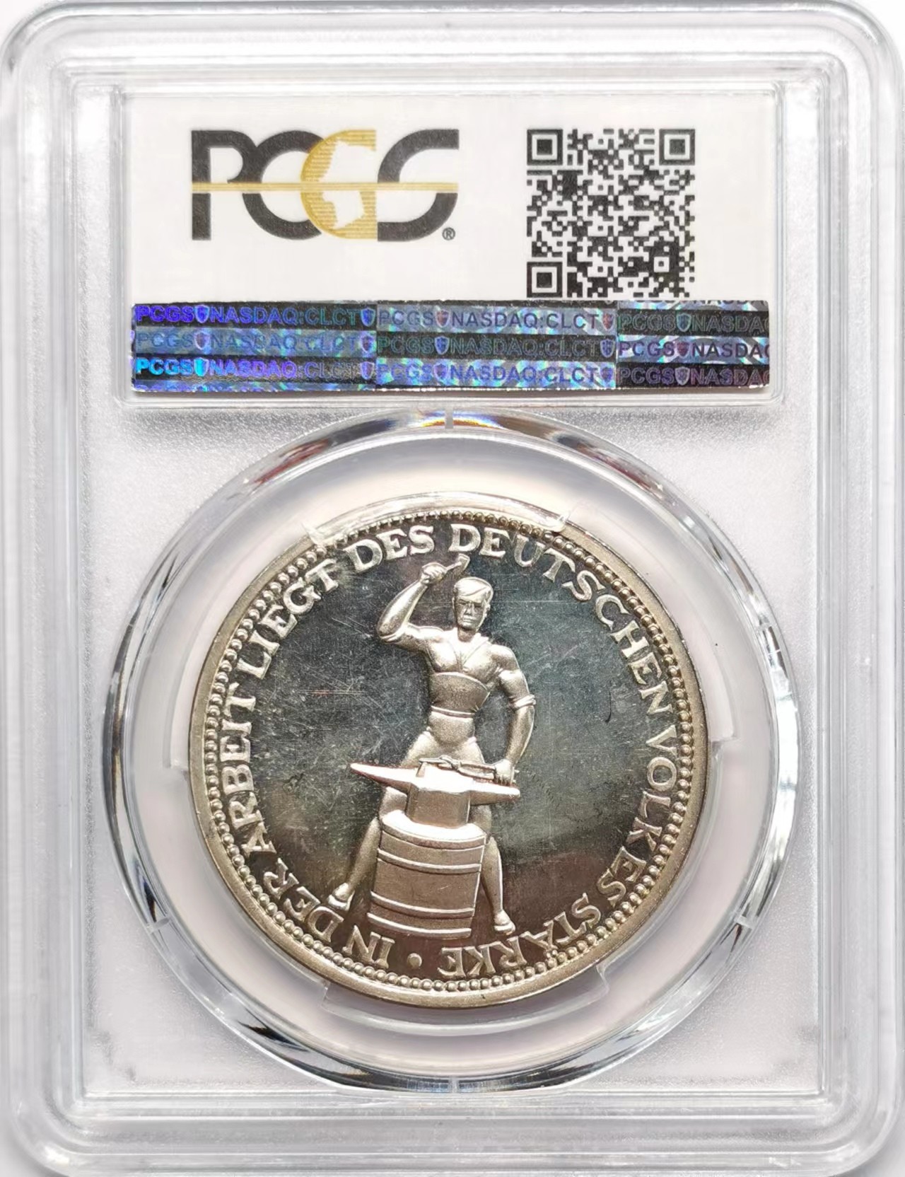 凡希社世界钱币微拍第二百四十八期 1925德国阿尔伯特纪念银章PCGS-SP66