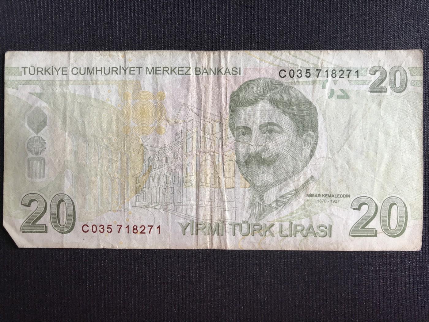 第3期 纸币专场 （无押金，捡漏，全场20包邮，偏远地区除外，接收代拍业务） 土耳其20里拉
