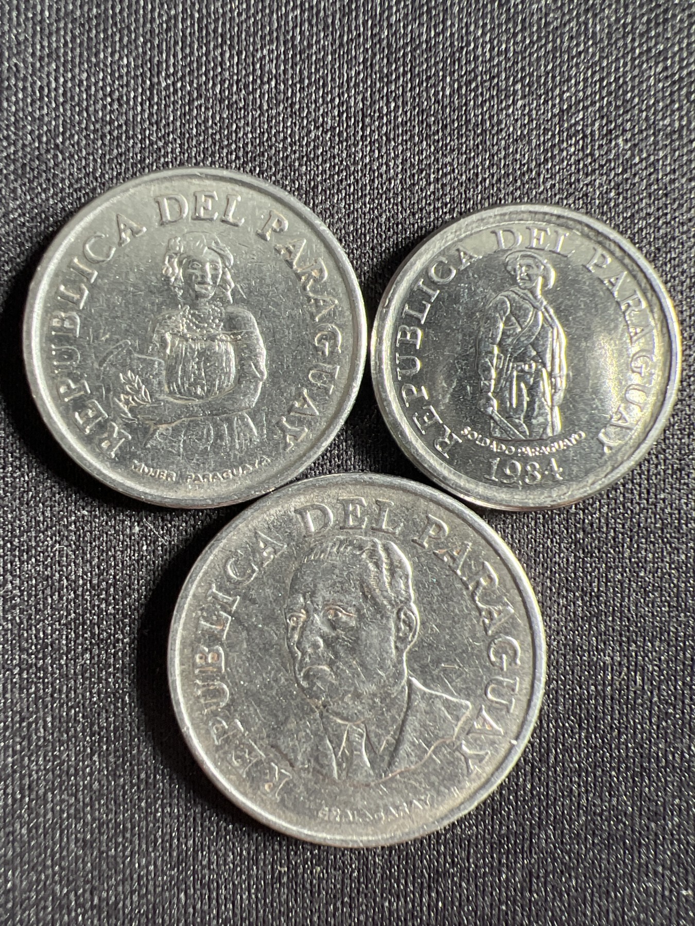 第1期 硬币专场 （无押金，捡漏，全场20包邮，偏远地区除外，接收代拍业务） 巴拉圭三枚