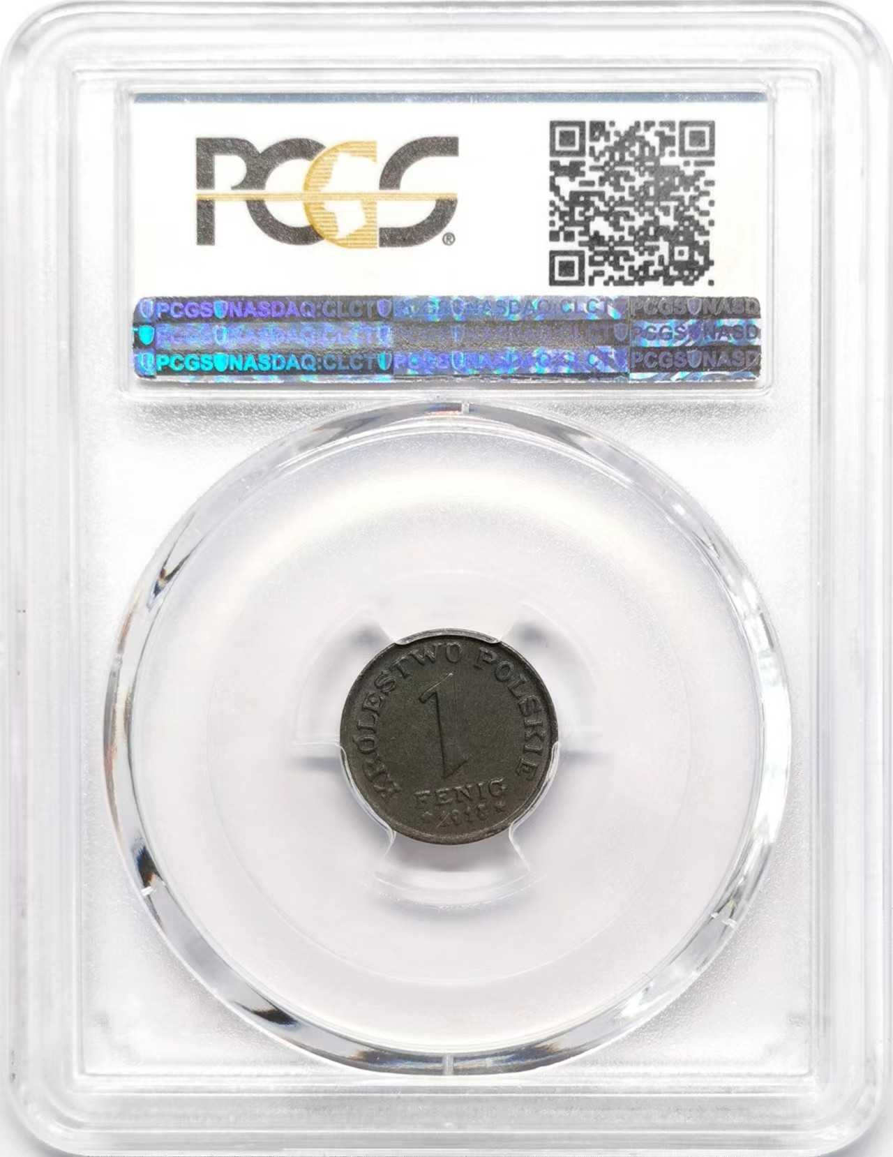 凡希社世界钱币微拍第二百四十八期 1918波兰一战芬尼锌币PCGS-MS64
