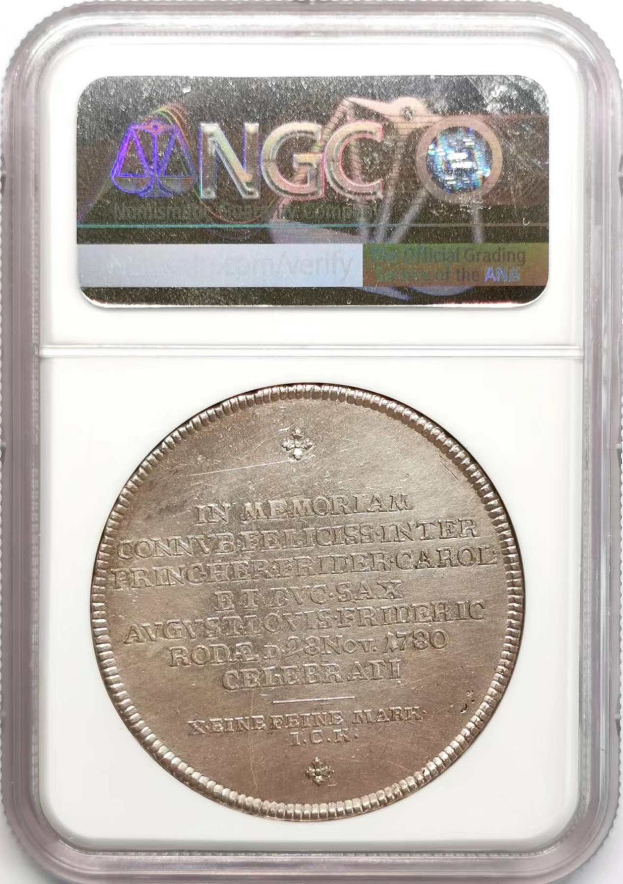 凡希社世界钱币微拍第二百四十八期 1780施瓦茨堡鲁道尔斯塔特泰勒大银NGC-AUD