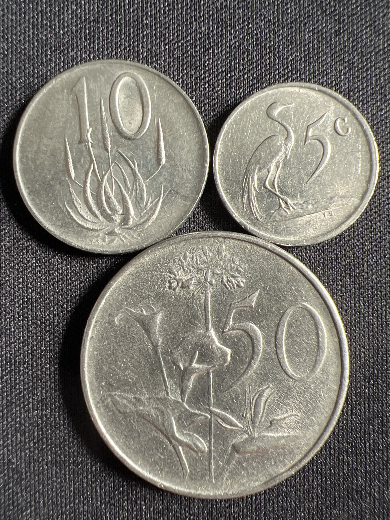 第1期 硬币专场 （无押金，捡漏，全场20包邮，偏远地区除外，接收代拍业务） 南非3枚