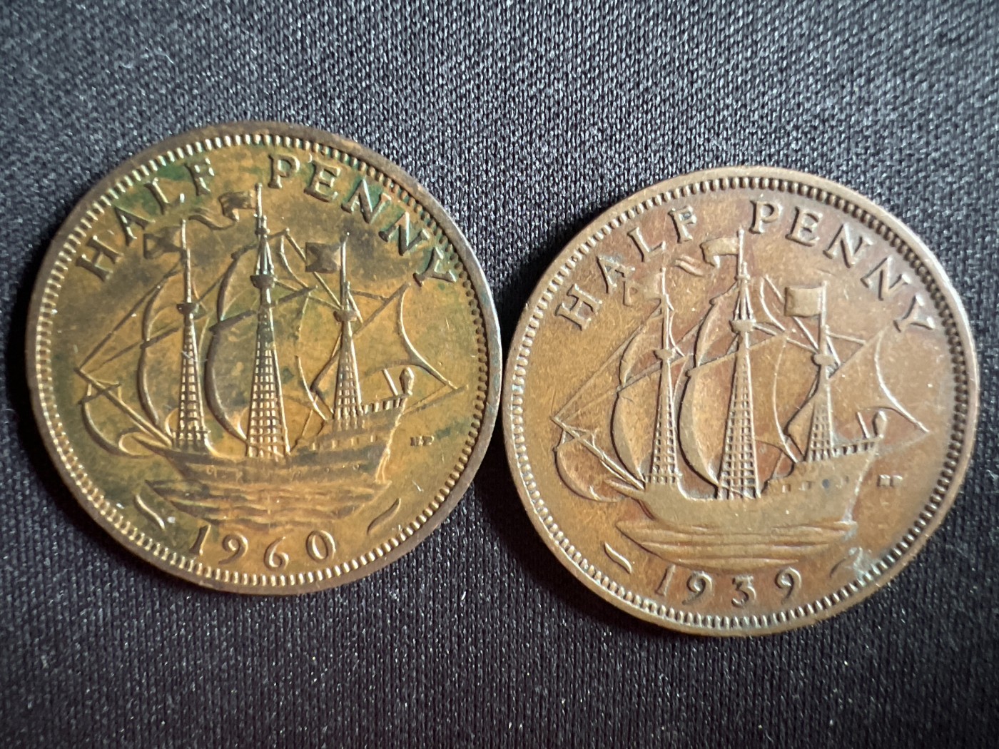 泡泡堂第382期 硬币专场 （无押金，捡漏，全场20包邮，偏远地区除外，接收代拍业务） 半便士一对