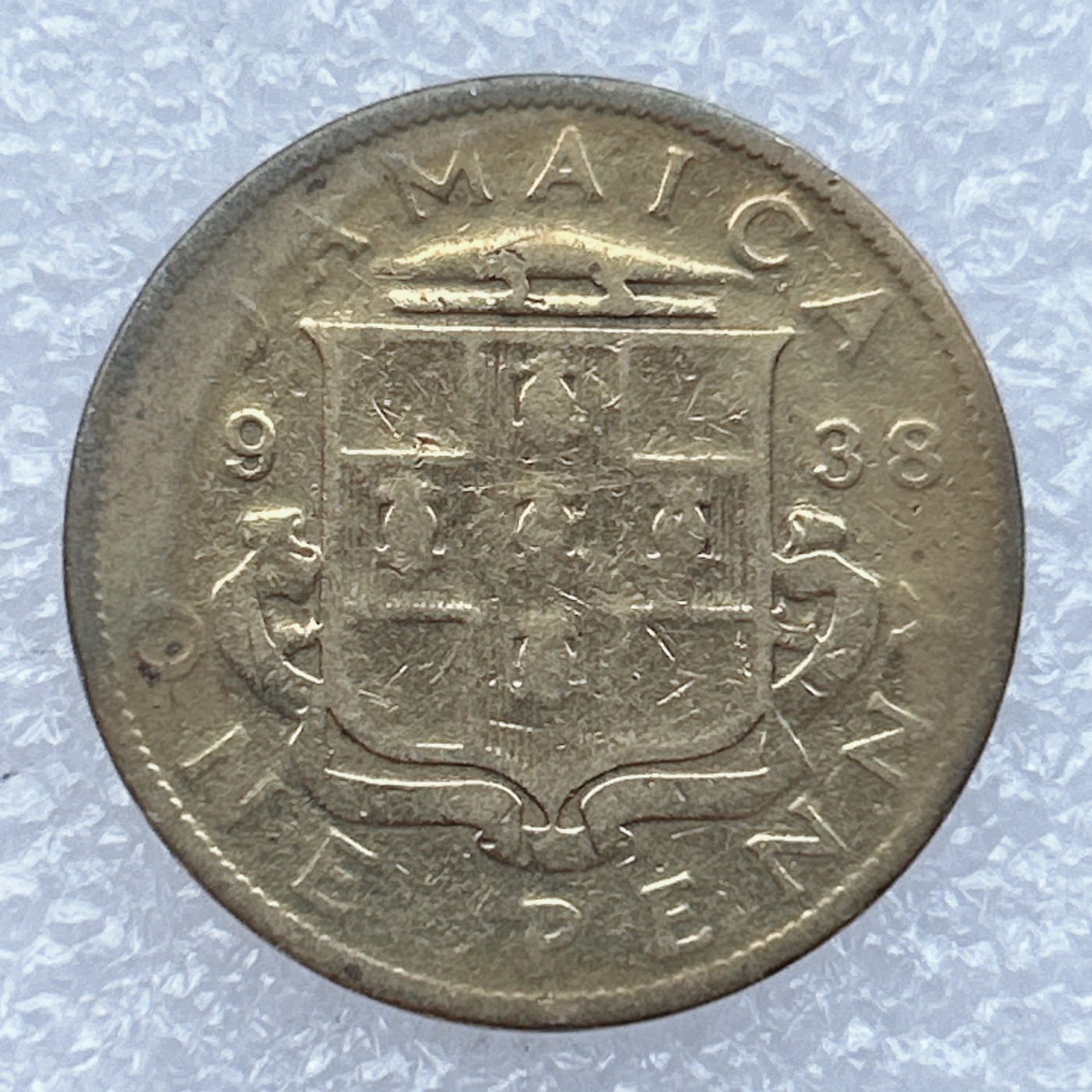 全场一元起拍 世界钱币散币场 第18期 牙买加1938年1便士 乔治六世