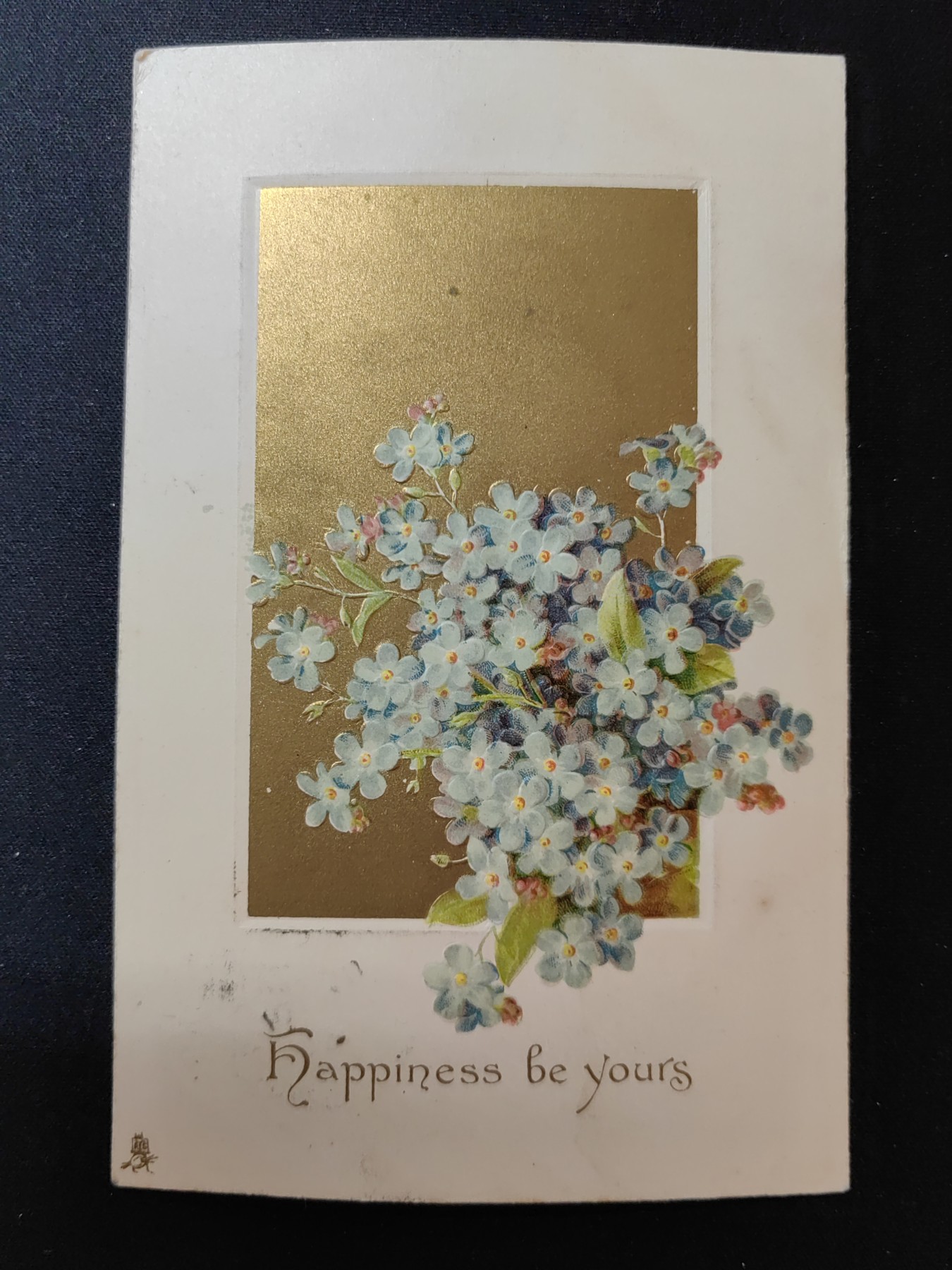 一战时期实寄明信片（精选） 1907年 节日的祝福