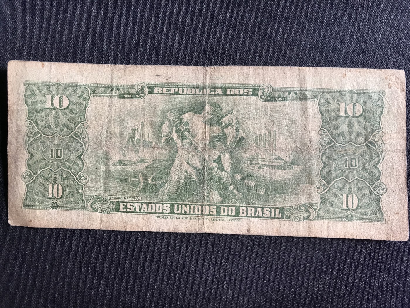 第3期 纸币专场 （无押金，捡漏，全场20包邮，偏远地区除外，接收代拍业务） 巴西10克鲁塞罗
