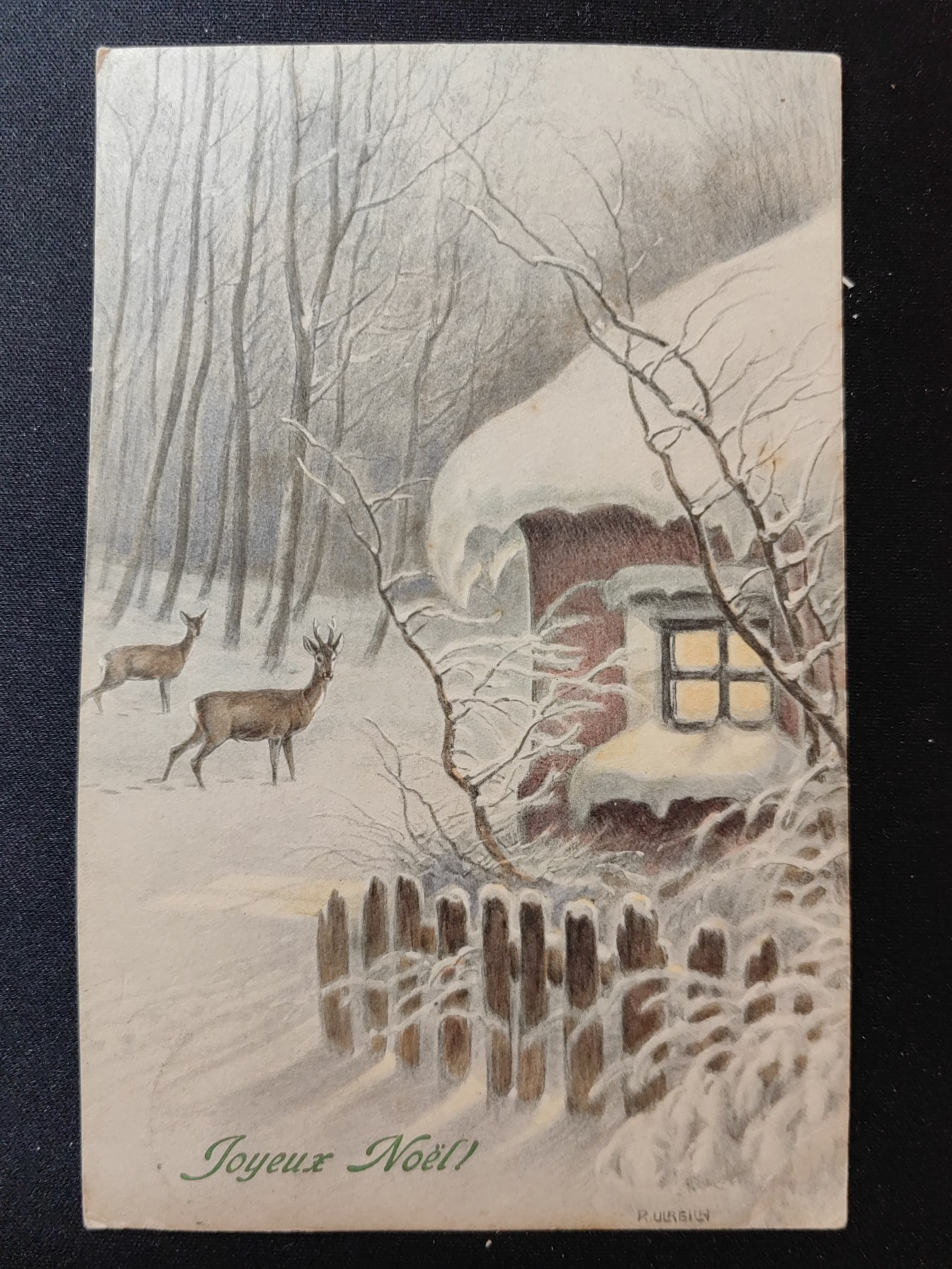 一战时期实寄明信片（精选） 1912年圣诞快乐