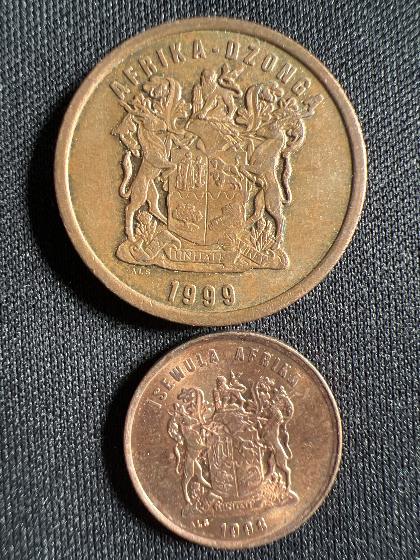 第1期 硬币专场 （无押金，捡漏，全场20包邮，偏远地区除外，接收代拍业务） 南非2枚