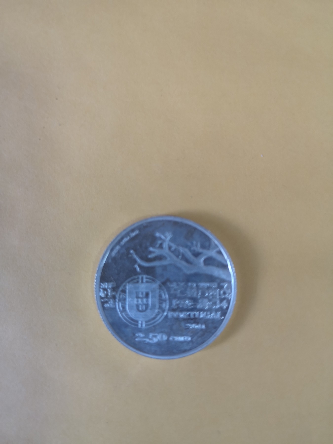 长老汇第34场杂货拍卖 2011葡萄牙欧洲探险者2.5欧元精制银币，12克，925银，少见，实物比照片好多了