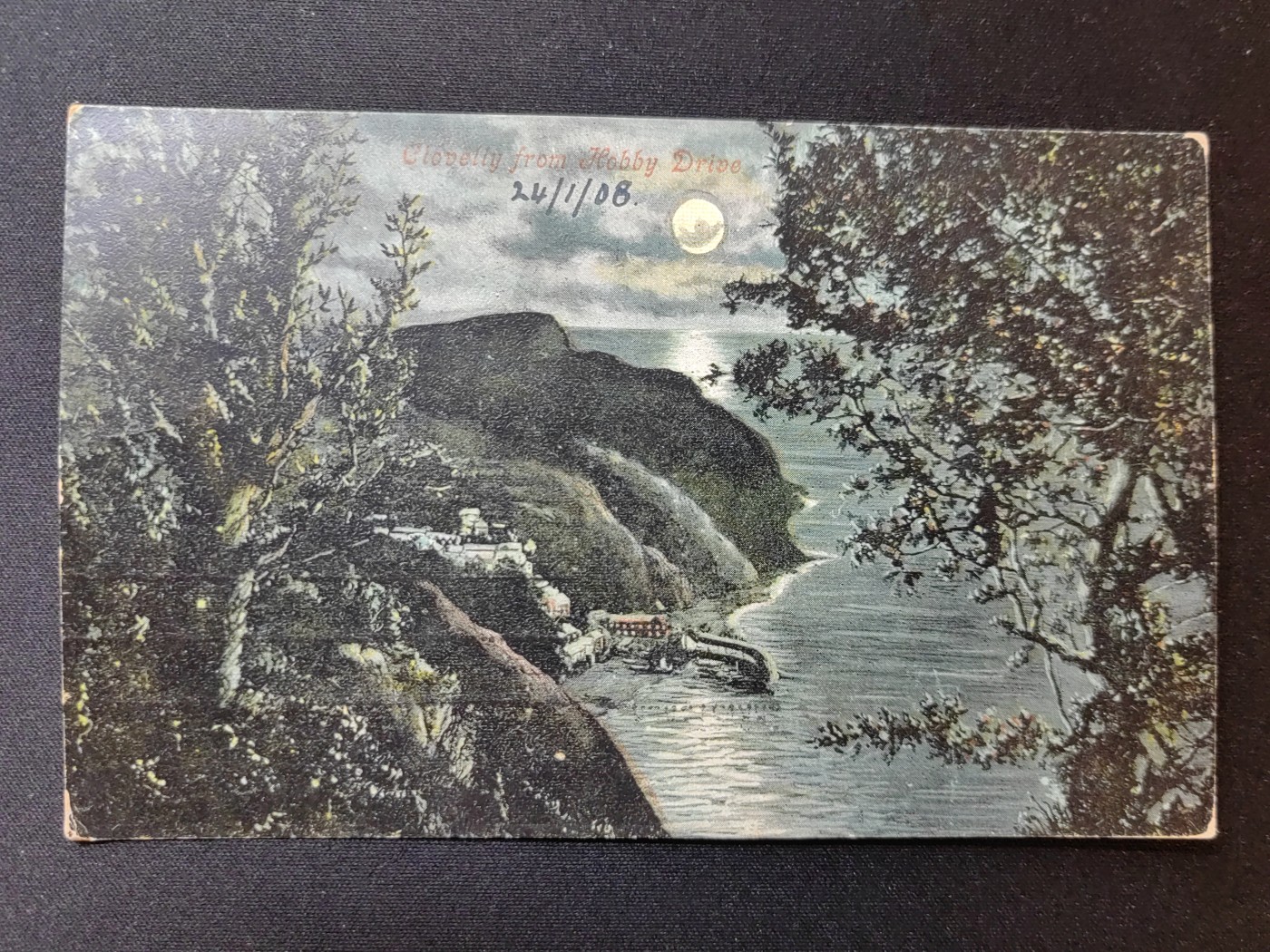 一战时期实寄明信片（精选） 1908年 夜色