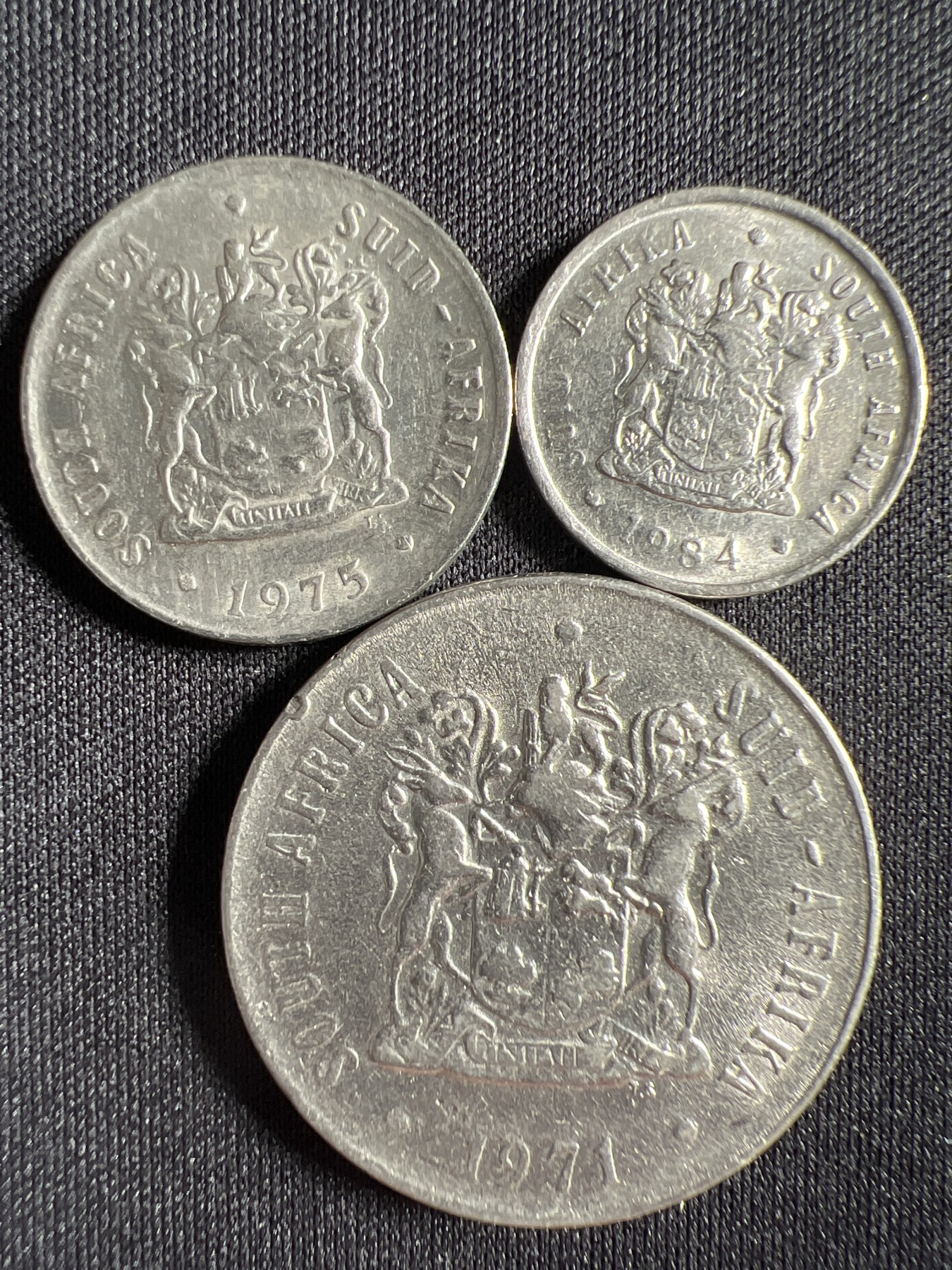 第1期 硬币专场 （无押金，捡漏，全场20包邮，偏远地区除外，接收代拍业务） 南非3枚