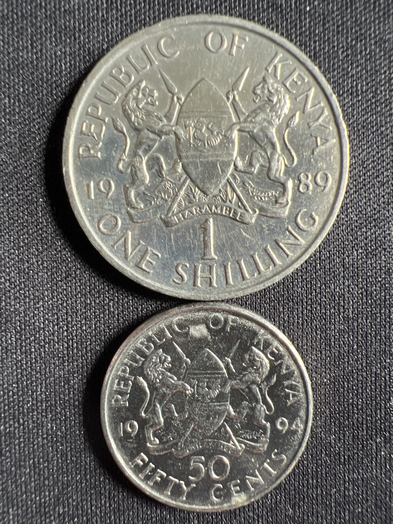 第1期 硬币专场 （无押金，捡漏，全场20包邮，偏远地区除外，接收代拍业务） 肯尼亚2枚