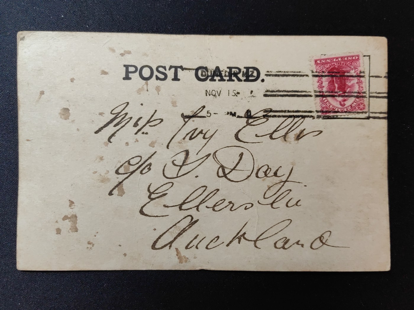 一战时期实寄明信片（精选） 1905年明信片