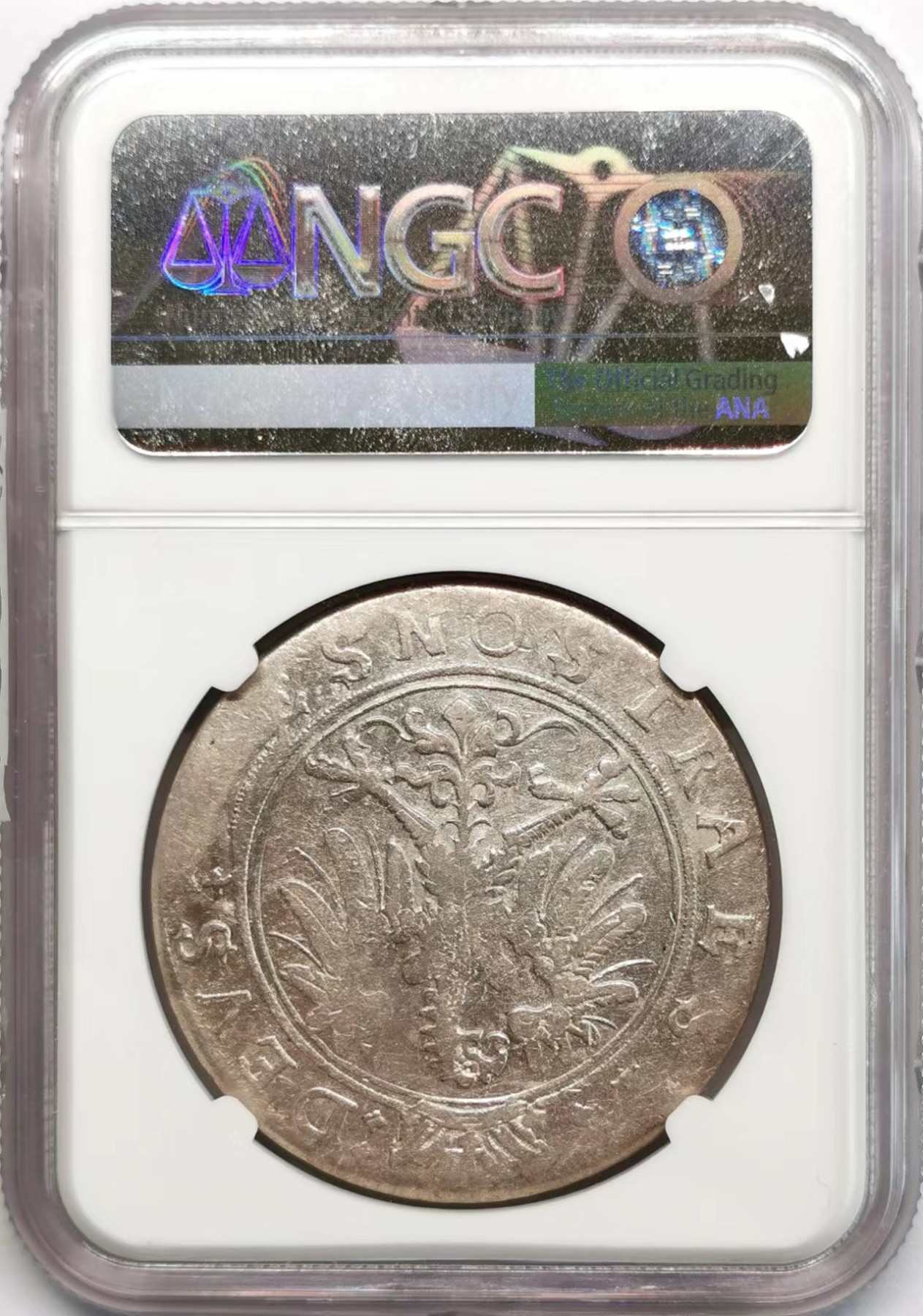 凡希社世界钱币微拍第二百四十八期 1622瑞士沙夫豪森泰勒鹿头泰勒大银NGC-XF40唯一冠军！