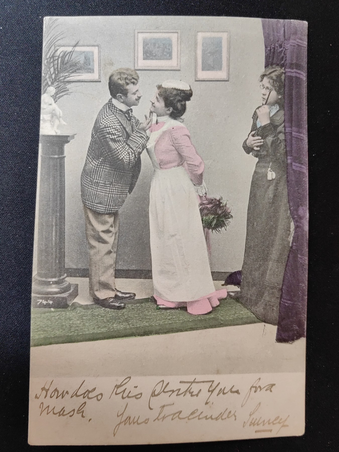 一战时期实寄明信片（精选） 1904年 互相吸引