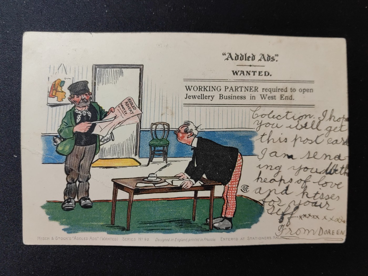 一战时期实寄明信片（精选） 1905年 故事明信片