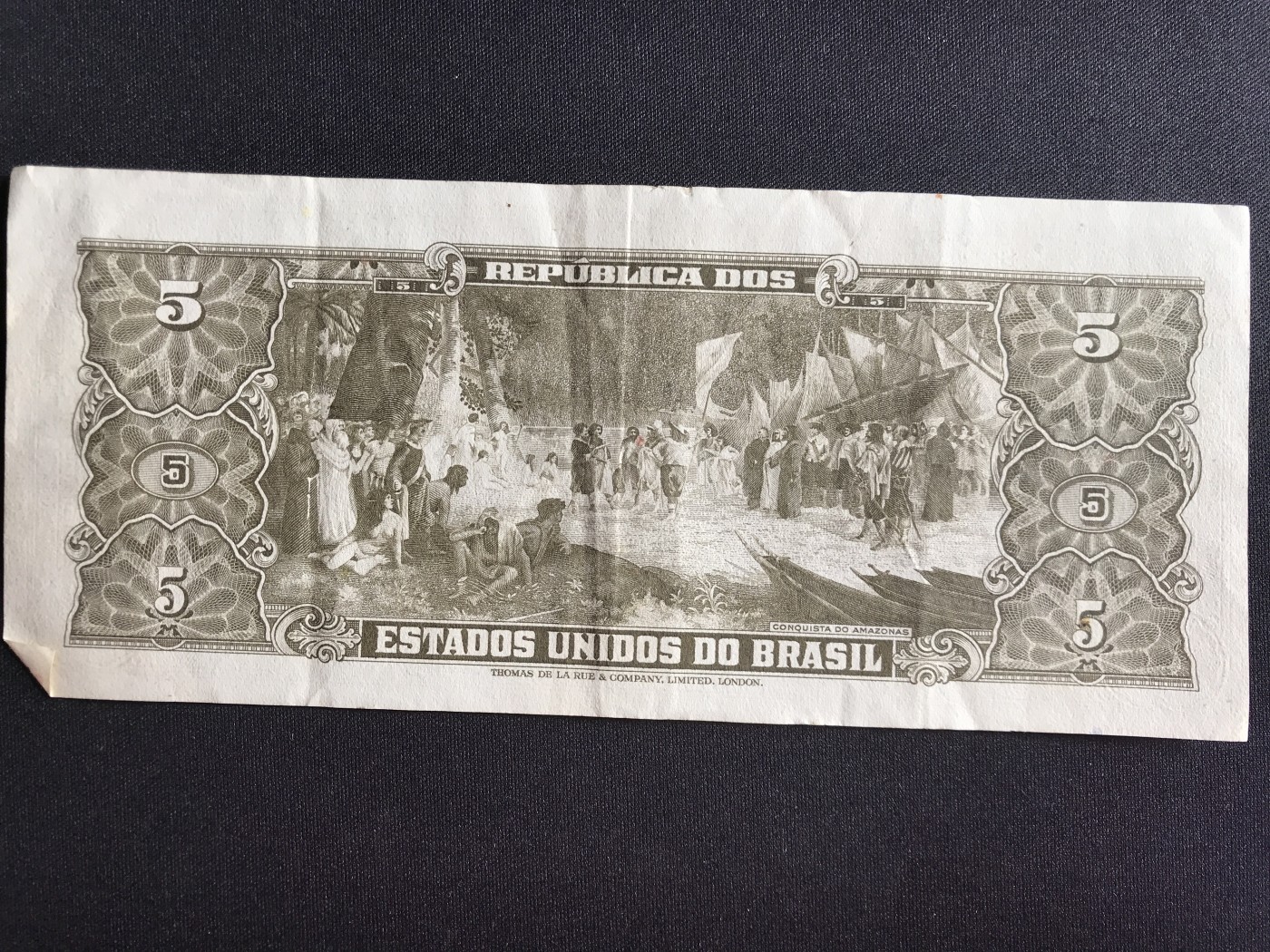 第3期 纸币专场 （无押金，捡漏，全场20包邮，偏远地区除外，接收代拍业务） 巴西5克鲁塞罗