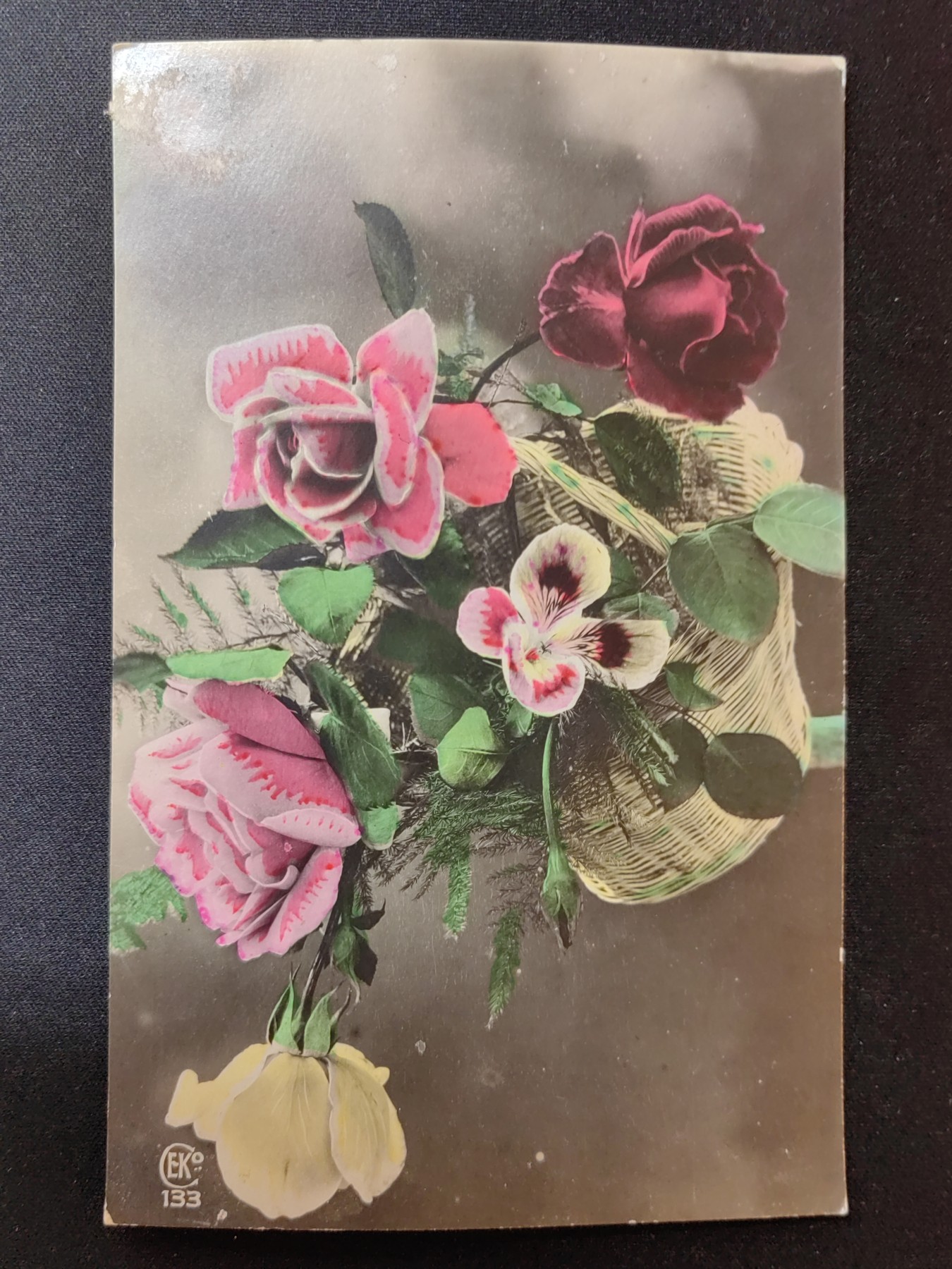 一战时期实寄明信片（精选） 1935年 花卉