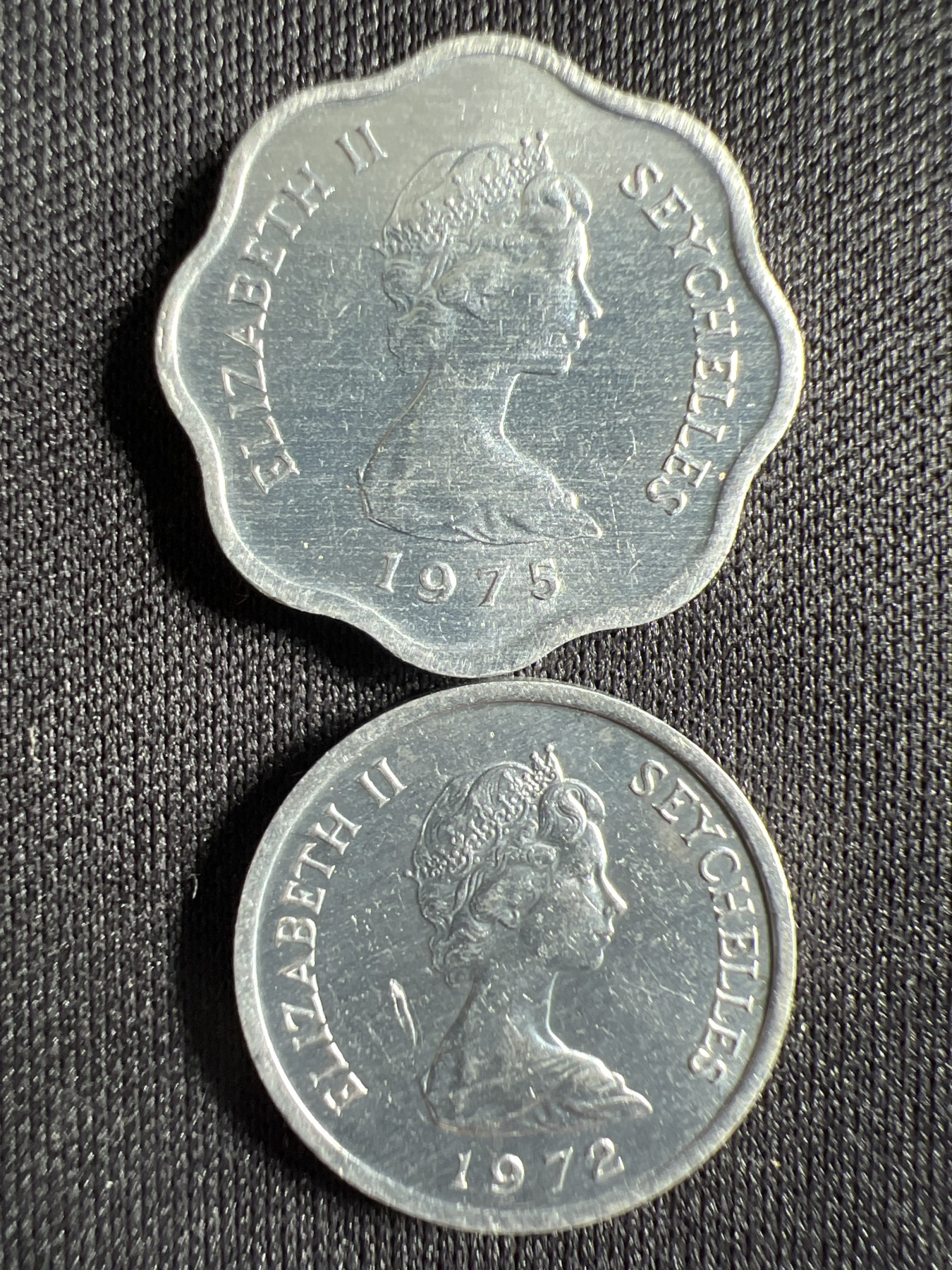 第1期 硬币专场 （无押金，捡漏，全场20包邮，偏远地区除外，接收代拍业务） 塞舌尔两枚